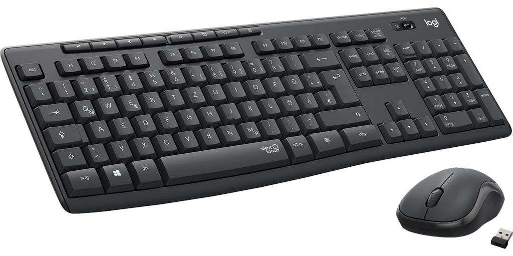 Logitech Wireless Keyboard+Mouse MK295 black retail Zdjęcie produktu 