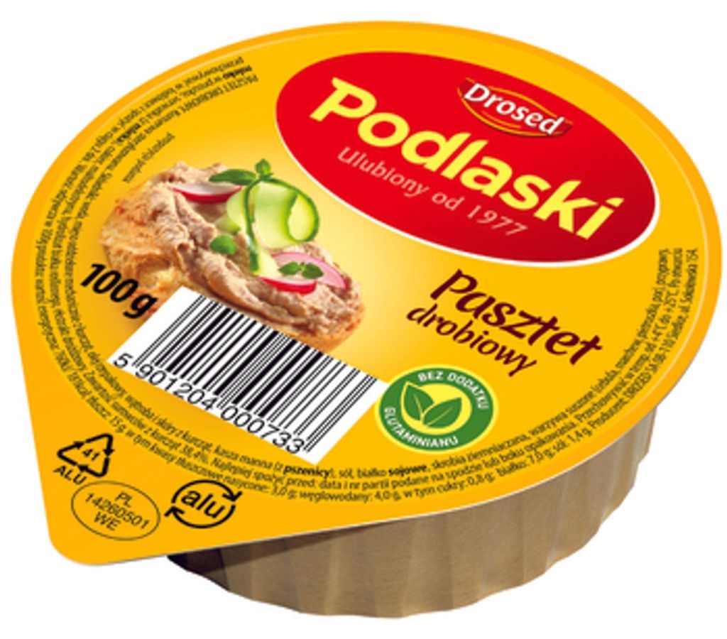 Pasztet drobiowy Drosed 100 g Produktbild 