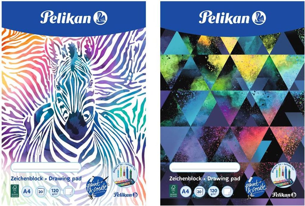 Pelikan blocco da disegno DIN A4, 120g/m2, 20 fogli Immagine del prodotto 