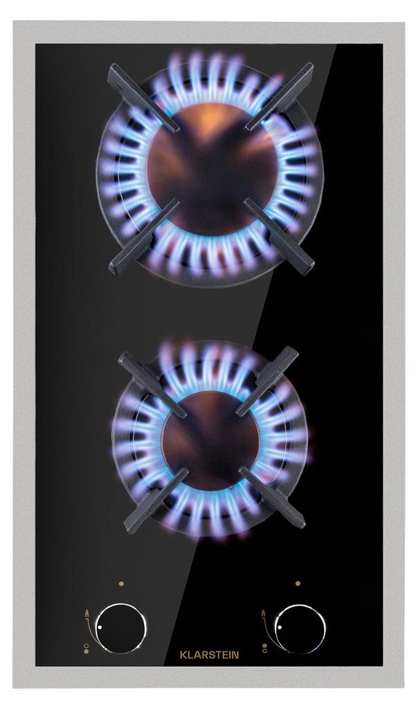 KlarsteinGoldflame 2, plynová varná deska, 2 hořák Messing, Obrázek produktu 