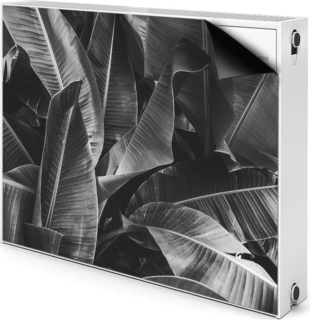 Magnet Heizung Verkleidung Abdeckung Heizung Heizkörperabdeckung 90x60 cm - Groß, Blätter