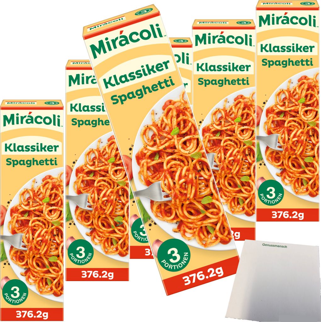 Miracoli Spaghetti mit Tomatensauce Klassiker 3 Port. Produktbild 