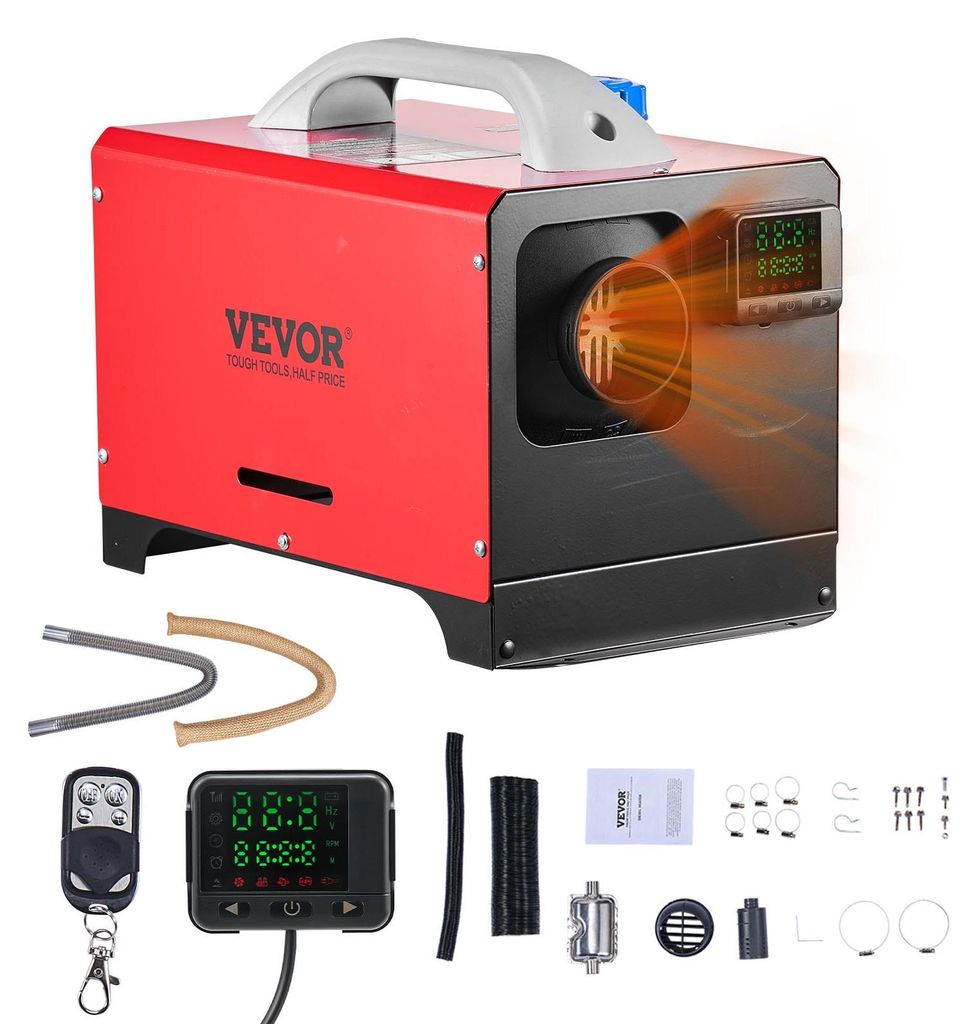 VEVOR Riscaldatore d'Aria Diesel, 12-24V 5-8KW, Immagine del prodotto 