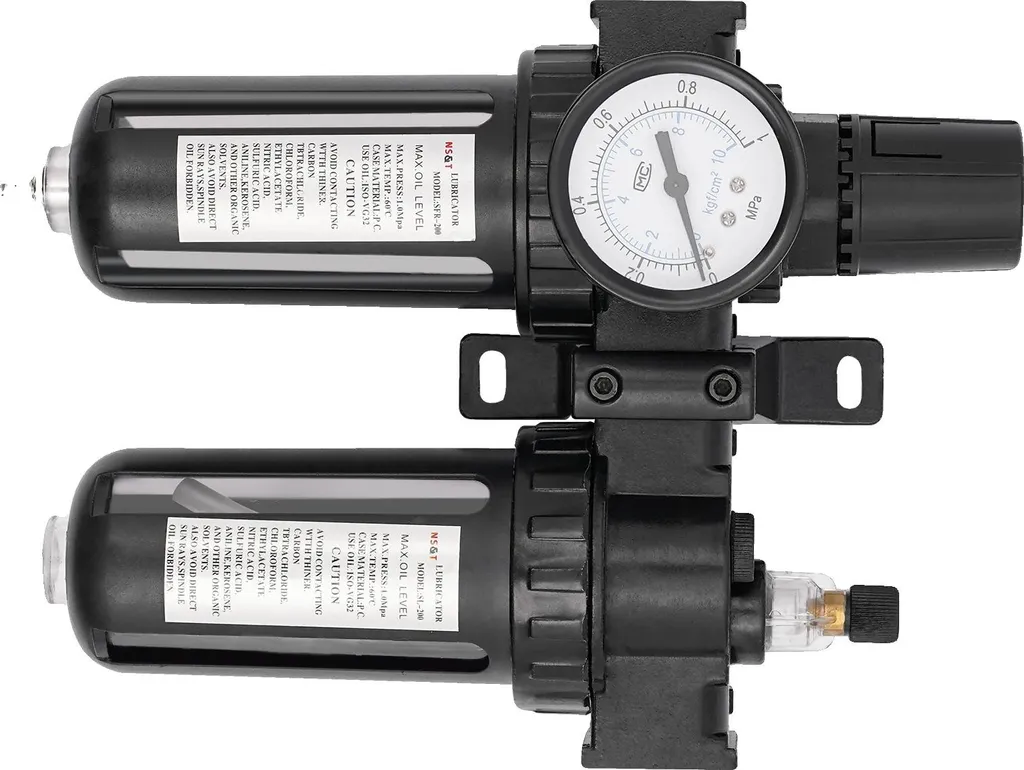 Stop humidité et huile : Séparateur 1/4" réglable pour air comprimé sain