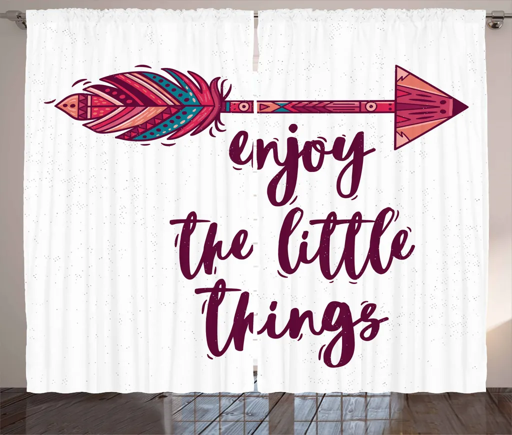 Tenda Satin ABAKUHAUS 280x245 Rustica | Stampa Digitale Boho 3D