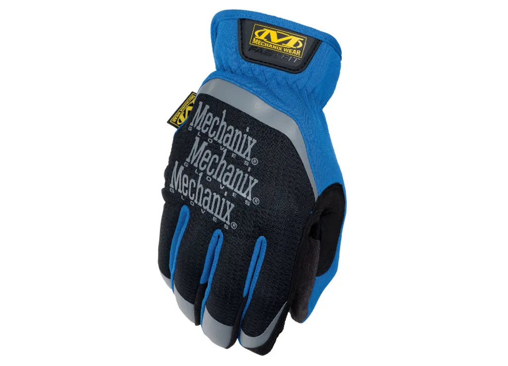 Mechanix FastFit Bleu M : Gants Respirants avec Paume Haute Résistance