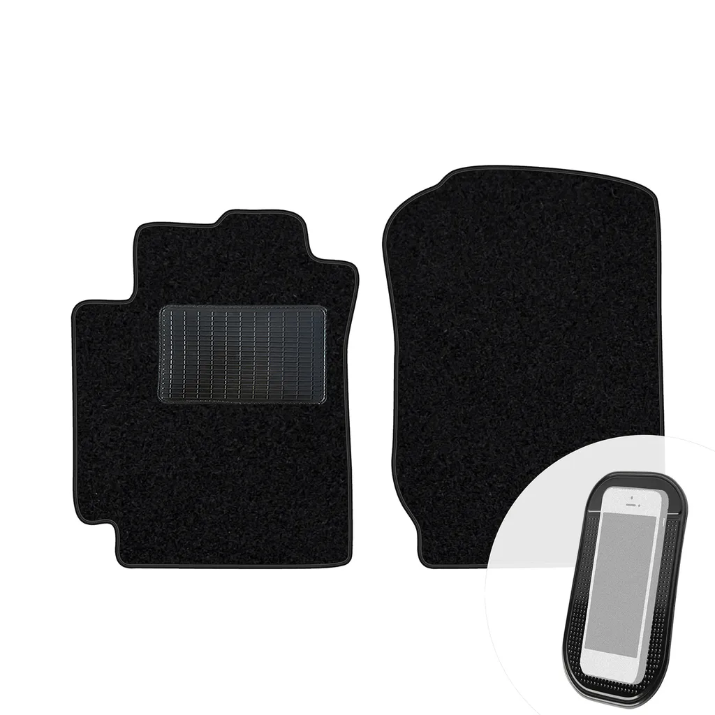 Set 2 Tappetini Velours Suzuki Grand Vitara II 2005-2014 Nero