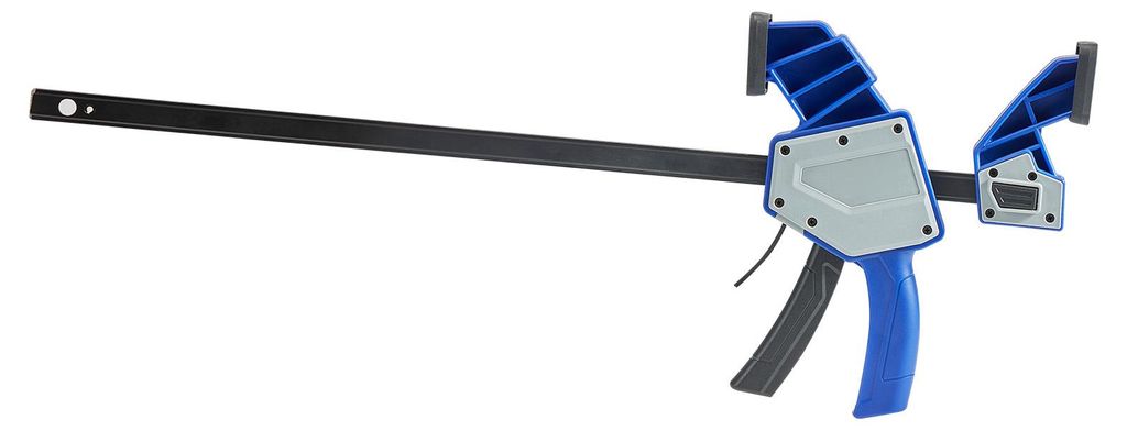 SucceBuy Stangenklemmen für Holzarbeiten, 2 Stück, 60,96 cm Spannweite, Schnellspann-F-Klemme mit 154 kg Belastbarkeit, 84,6 mm Spannweite, Klemm...