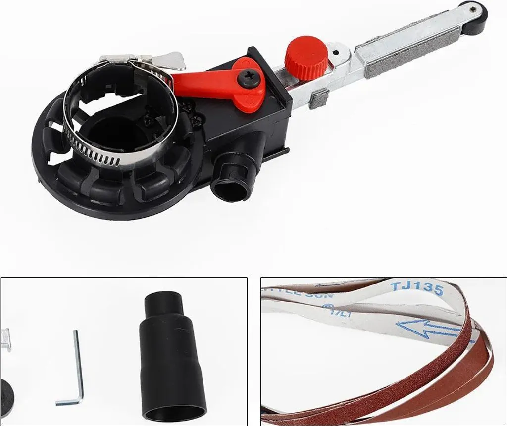 Adaptateur à Bande Abrasive M10 pour Meuleuse 100mm avec Bras Mobile
