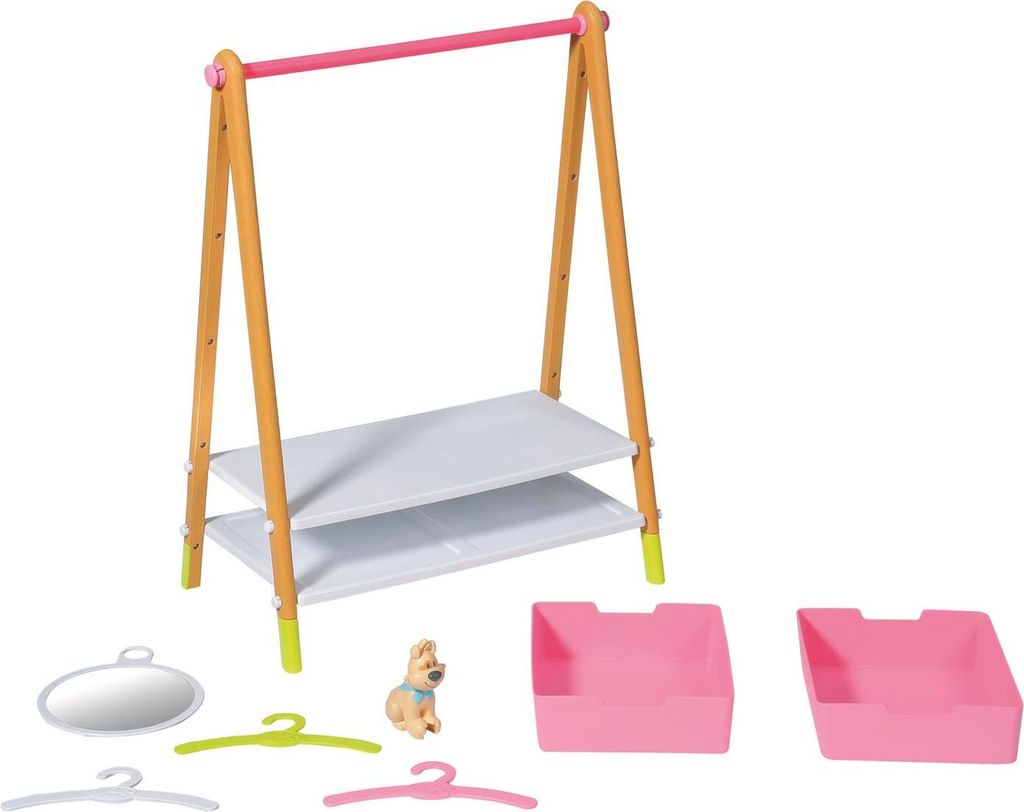 Drążek na ubrania Zapf Creation Baby Born o drewnianym Zdjęcie produktu 