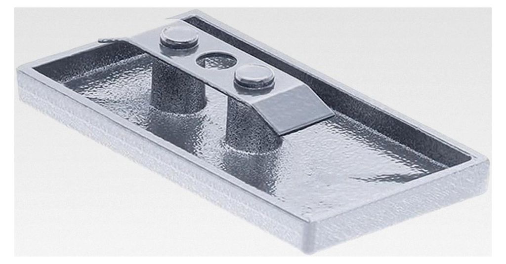 Aluminium Pfostenkappe für 60 x 40 mm (Alu Natur) mit Überstand