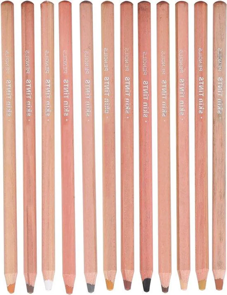 Pastels secs haut de gamme coffret portrait 24 couleurs bois de tilleul