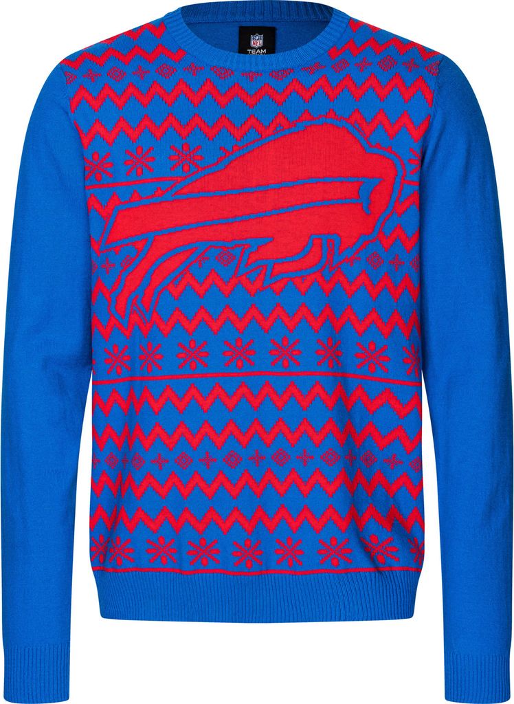 NFL Buffalo Bills Ugly Sweater Big Logo 2-Color Christmas Produktbild 1