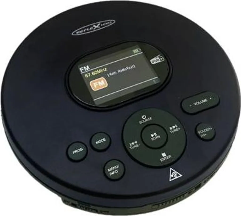 Radio Numérique DAB+ Bluetooth Reflexion PCD540DAB Son Stéréo Noir Intense