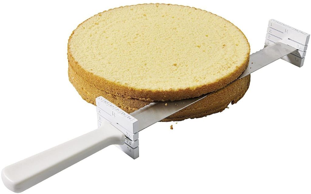 Kaiser Inspiration Tortenschneider mit Distanzhaltern 32 cm, Kuchenschneider