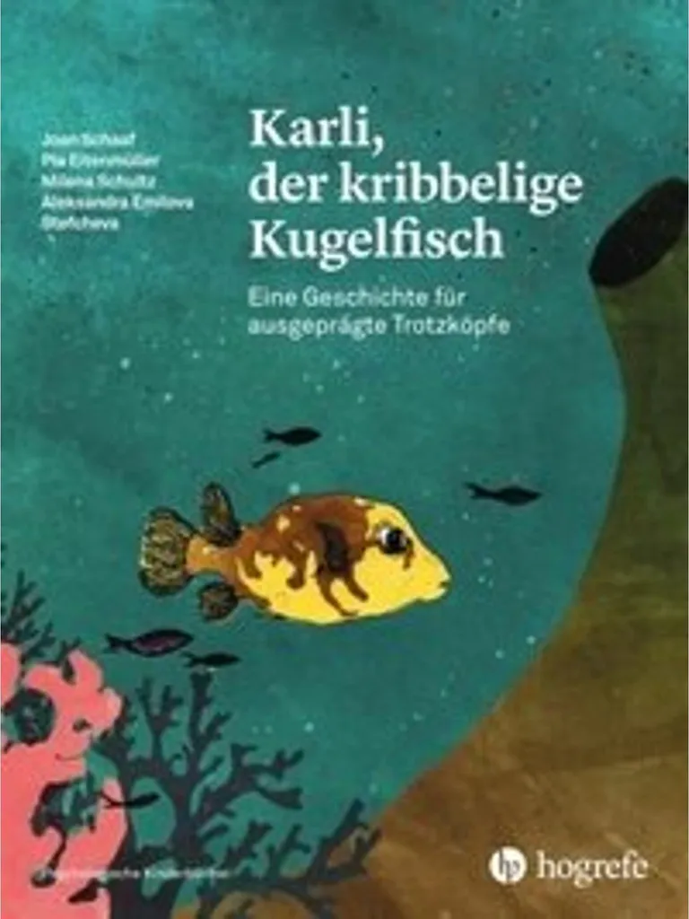 Karli le Poisson-Globe Kribbelige : Peluche Sensorielle et Douce 25cm
