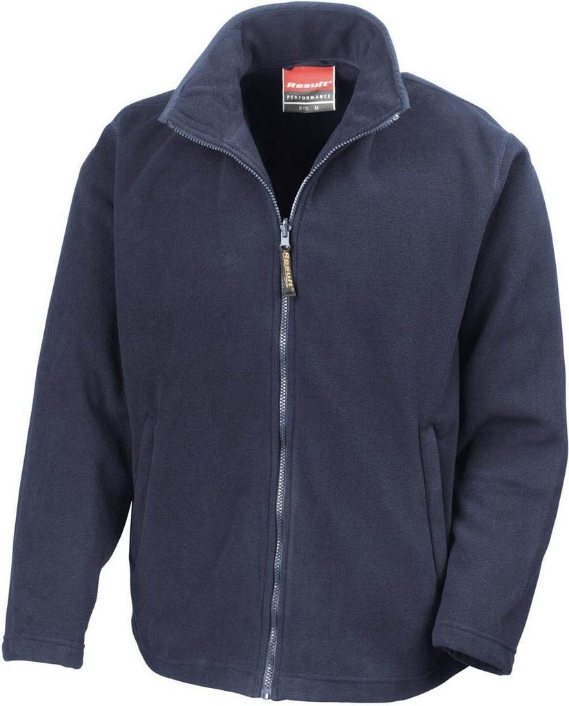 Result Herren Mikrofleece-Jacke, wasserabweisend, atmungsaktiv BC854 (3XL) (Marineblau)