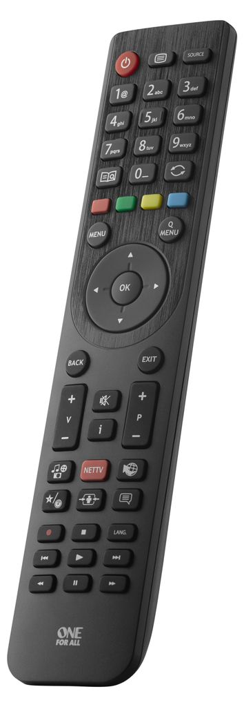 One For All TV-Ersatzfernbedienung Telefunken Schwarz