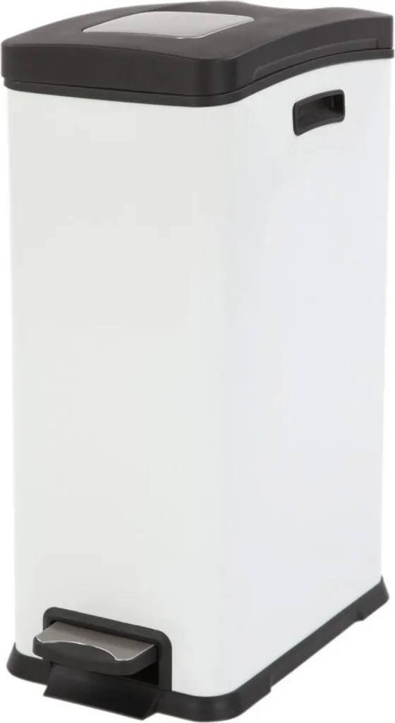 Poubelle 30 litres blanche EKO Rejoice idéale pour cuisine et bureau