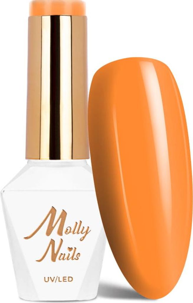 Molly Nails Energize Tangerie HEMA/Di-HEMA-freier Hybrid-Nagellack, 8 g, Nr. 491