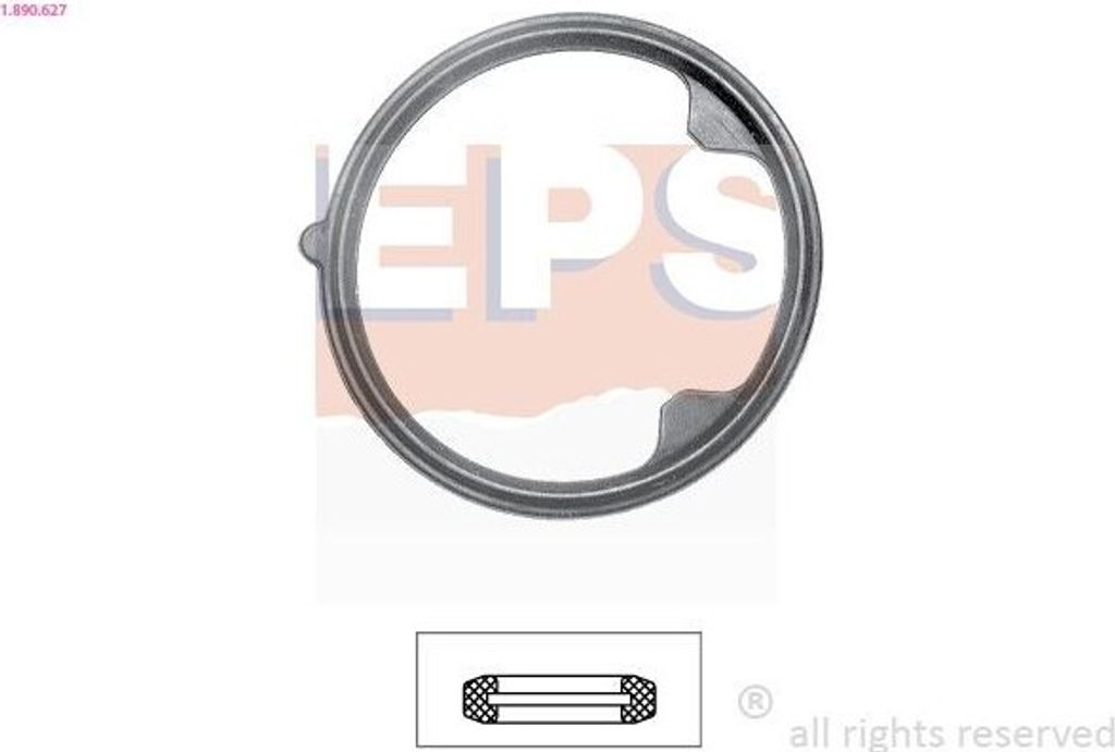 EPS Dichtung Thermostat 1.890.627 für HONDA CIVIC VIII Produktbild 