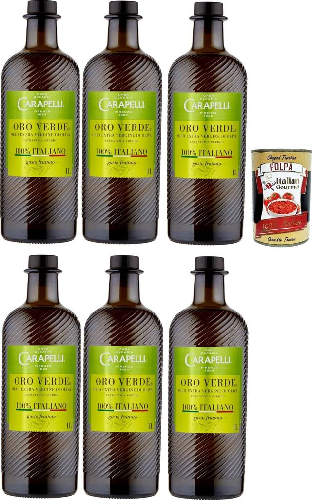 Carapelli, olio extra vergine di oliva Oro Verde, 100% Produktbild 
