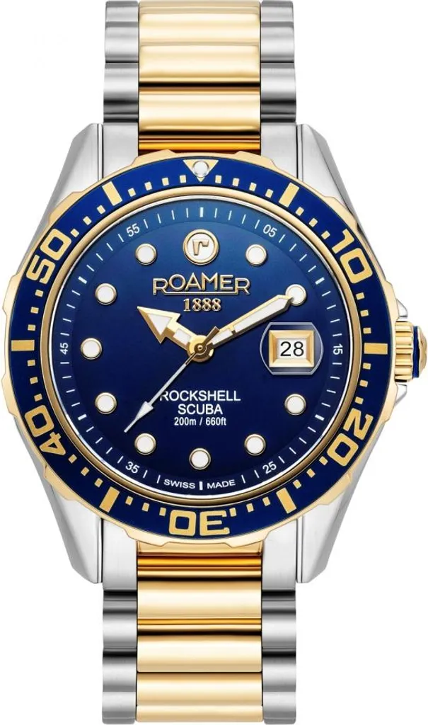 Montre homme ROAMER 220858 47 45 50 bleue sportive haut de gamme