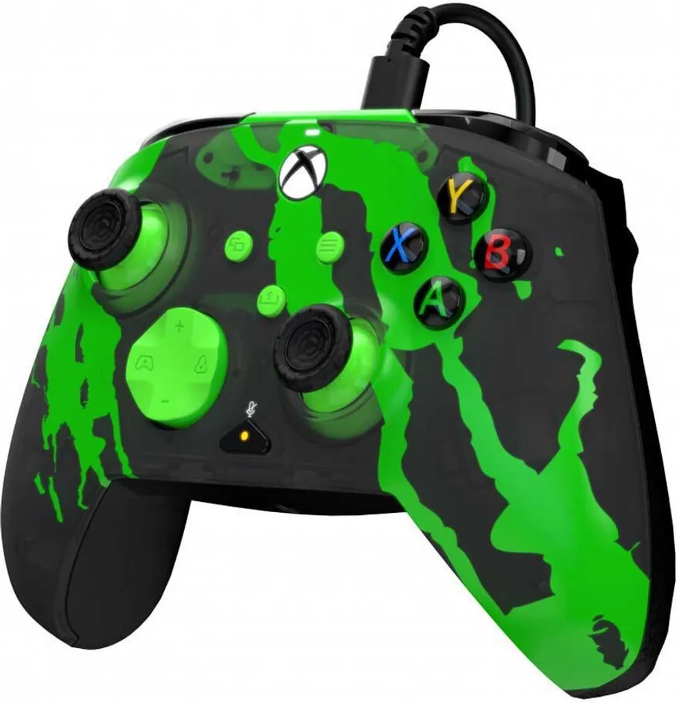 PDP Rematch Green Glow Manette avec Boutons Programmables pour Xbox X - 7