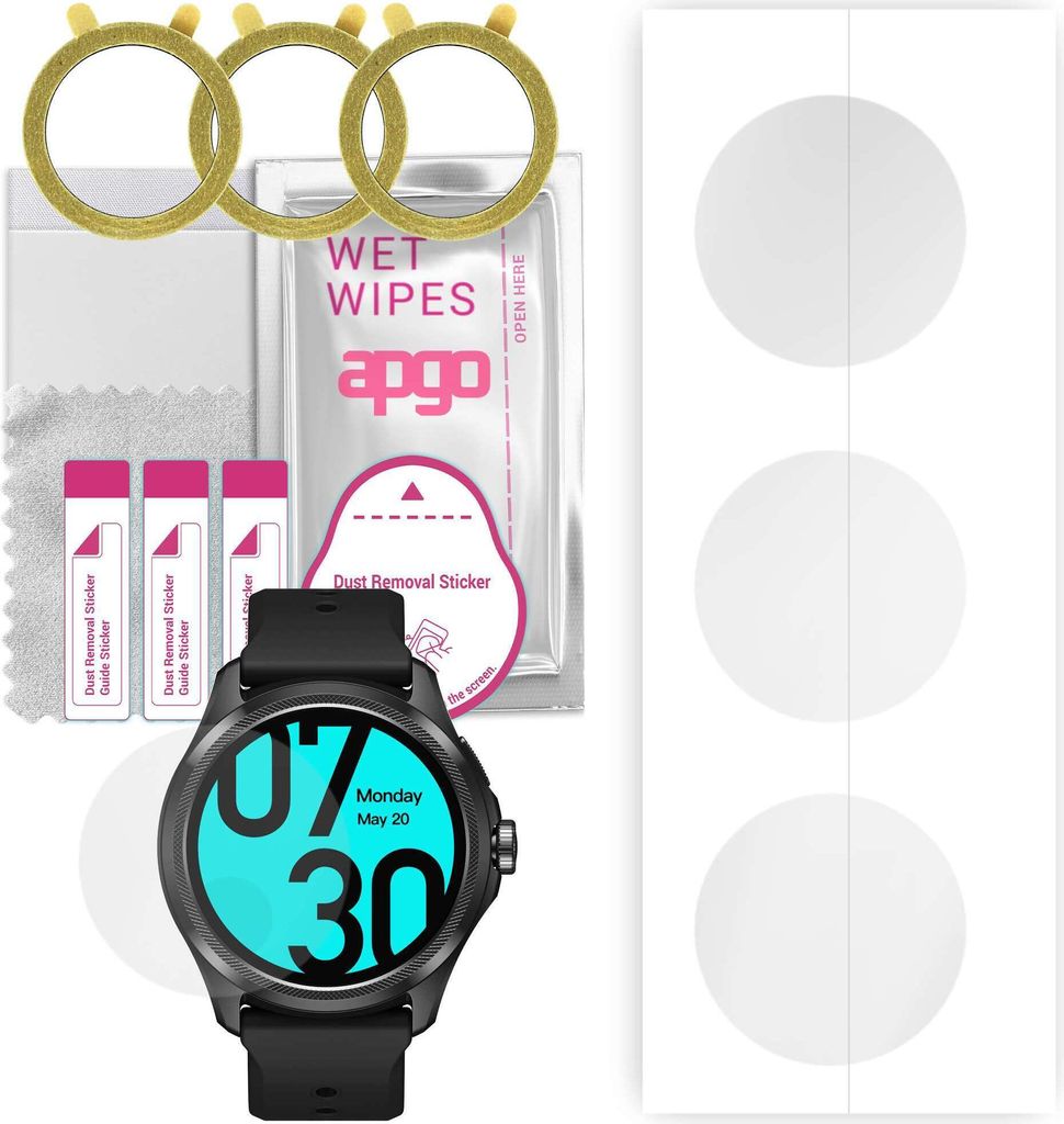 apgo 3 Stück Schutzfolie, klar, kompatibel mit Mobvoi Produktbild 