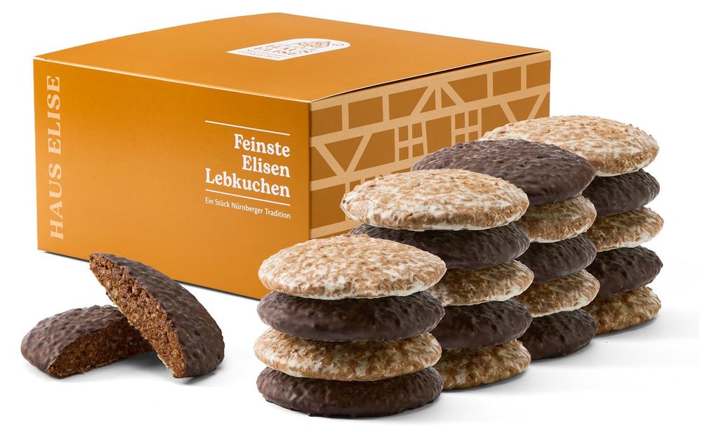 HAUS ELISE Nürnberger Elisen-Lebkuchen 20er Box 20x80g, 34% Produktbild 