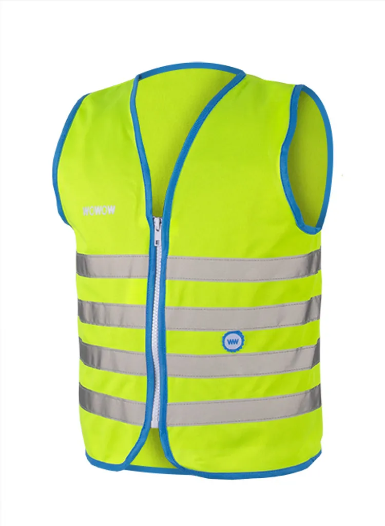 Gilet Verde Wowow Fun Jacket L: Massima Visibilità per Ragazzi