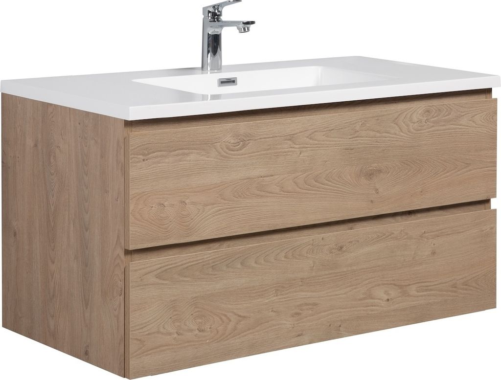 Badplaats Badmöbel Set mit Waschbecken und Unterschrank Produktbild 