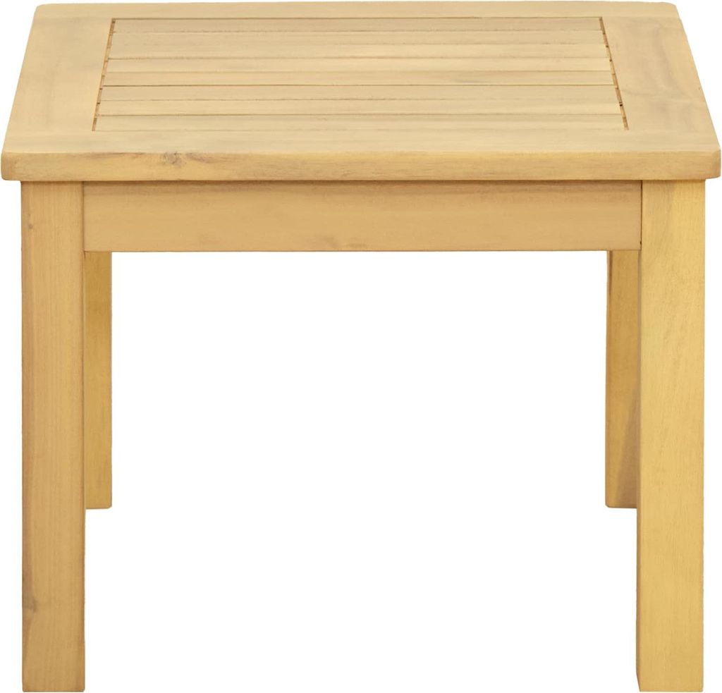 vidaXL Couchtisch Helles Akazienholz 45 x 45 x 36 cm Massivholz Akazie