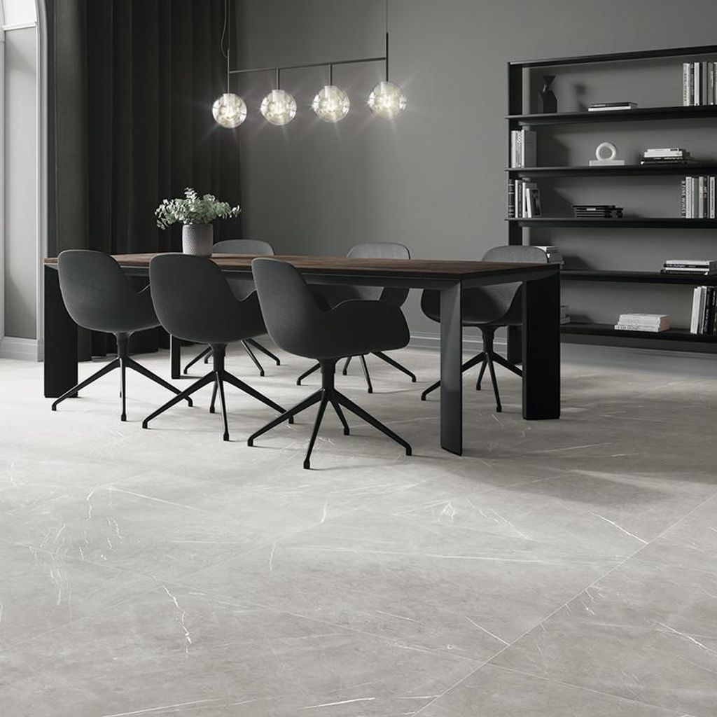Fliese in Marmoroptik Pietra Light Mat 100x100 | 100x100 cm | 2 m²/s