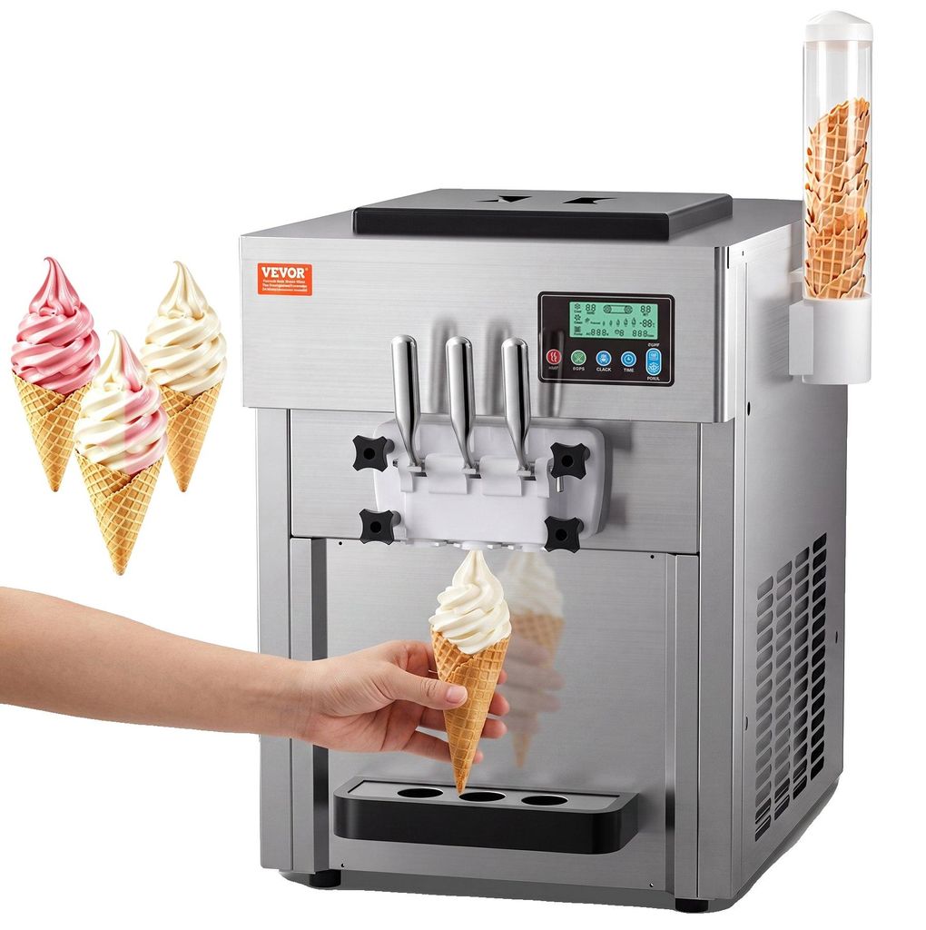 Máquina industrial de helados VEVOR, con una producción de Imagen del producto 