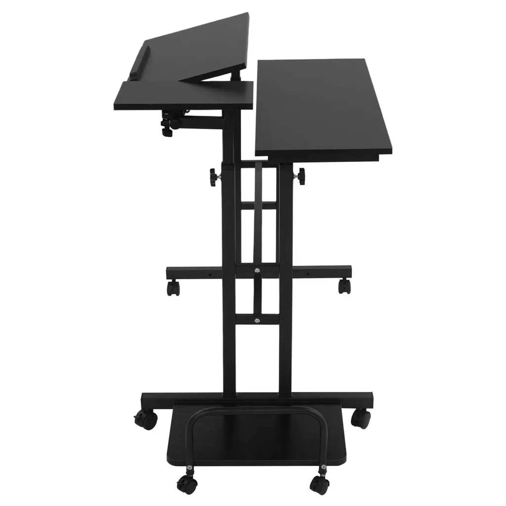 Table d'ordinateur réglable et ergonomique pour bureau de travail assis - 5