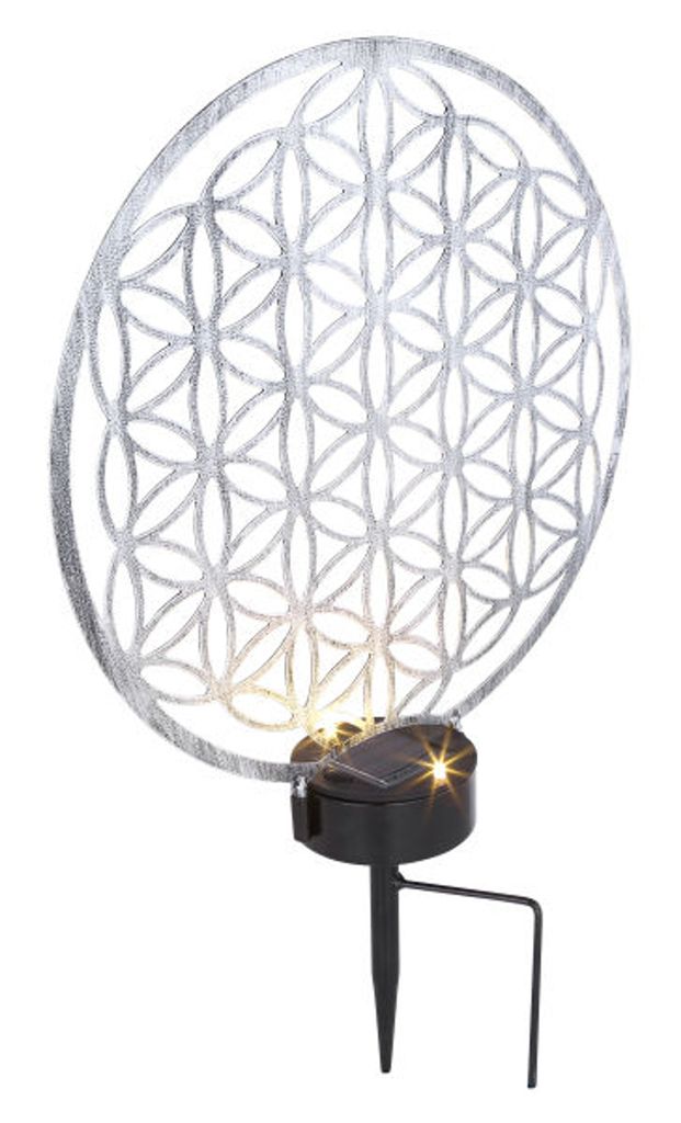 Solarleuchte Garten Rund 30 cm Solarlampe Außen Produktbild 