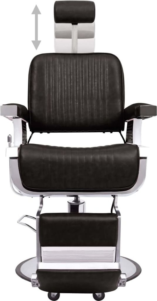 Poltrona da parrucchiere nera 68x69x116 cm in Pelle finta Immagine del prodotto 