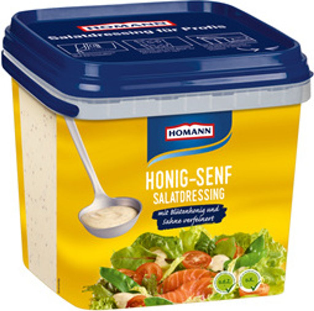 Homann Honig Senf Dressing cremig suess fein abgestimmt 4000ml