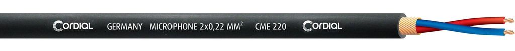 Mikrofonový kábel Cordial CME 220, čierny 5,8mm Obrázok produktu 