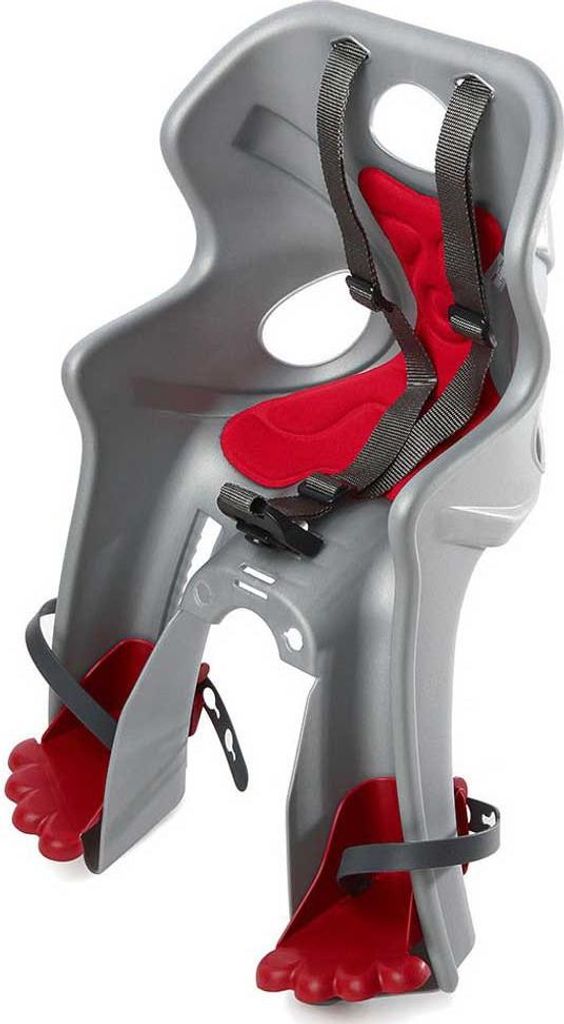 Bellelli Rabbit B-fix Vorderer Kindersitz Für Fahrräder Grau Max 15 kg Junge Grau Max 15 kg