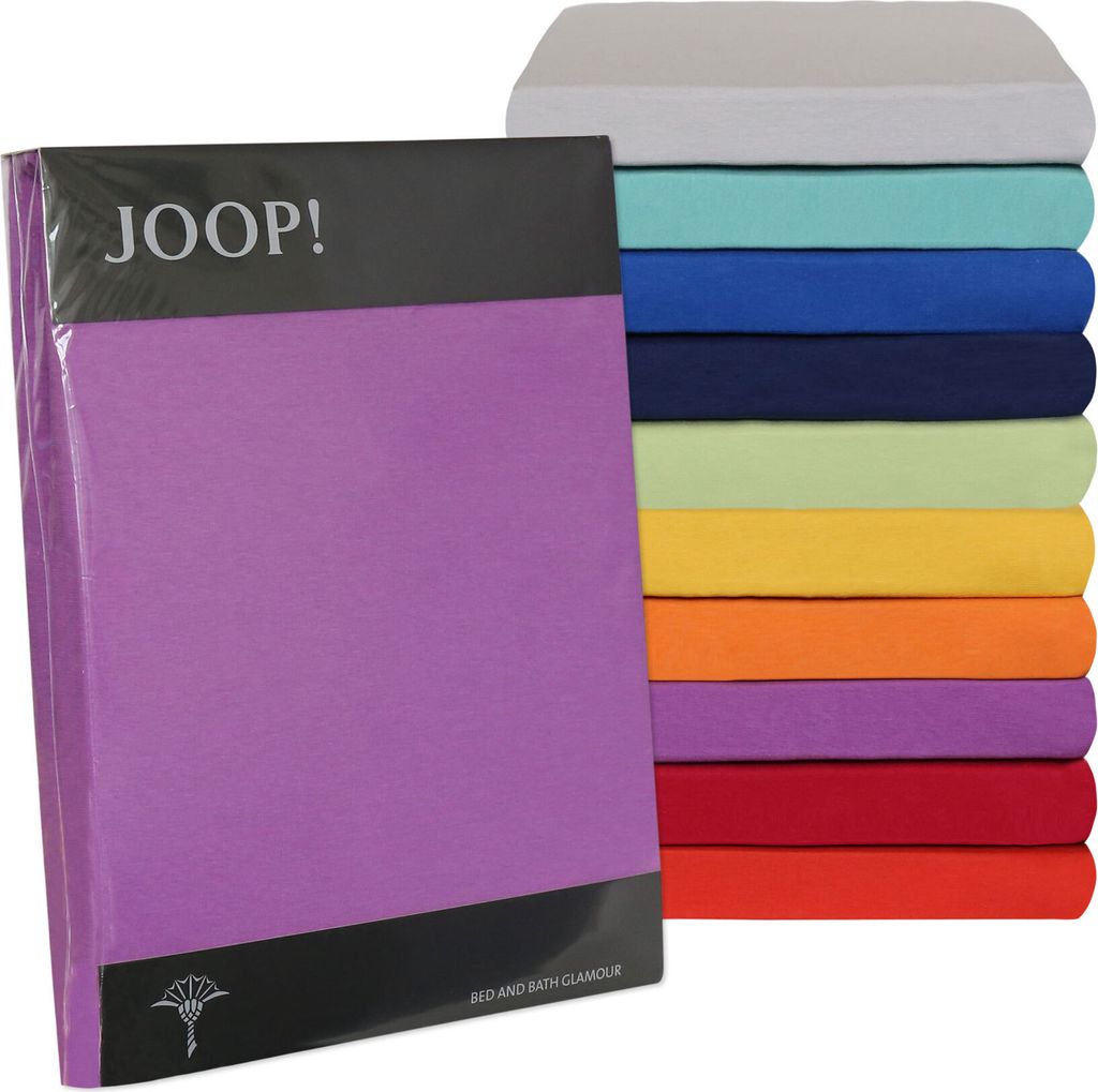 JOOP! Jersey-Spannbetttuch platin 180/200/200