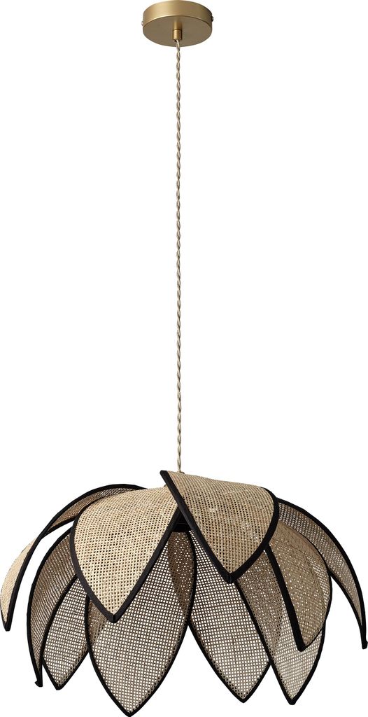 Decor Rattan Lotus Lampa wisząca 480 E27 brązowy Zdjęcie produktu 