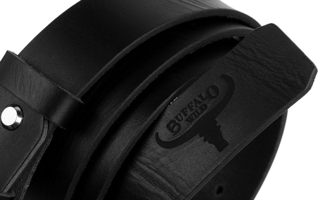 Buffalo Wild Pánský kožený opasek Kisber černá 105 Obrázek produktu 6