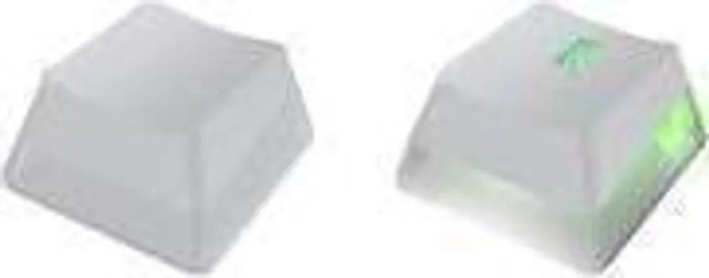 Keycaps Razer Phantom Blancs Translucides Layout US Design Pudding - 3
