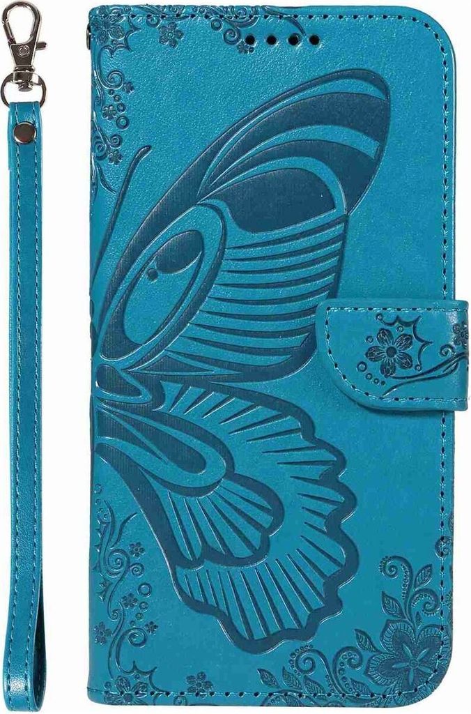 Mobigear Butterfly Xiaomi 13 Ultra Hülle Klapphülle Geldbörse - Blau