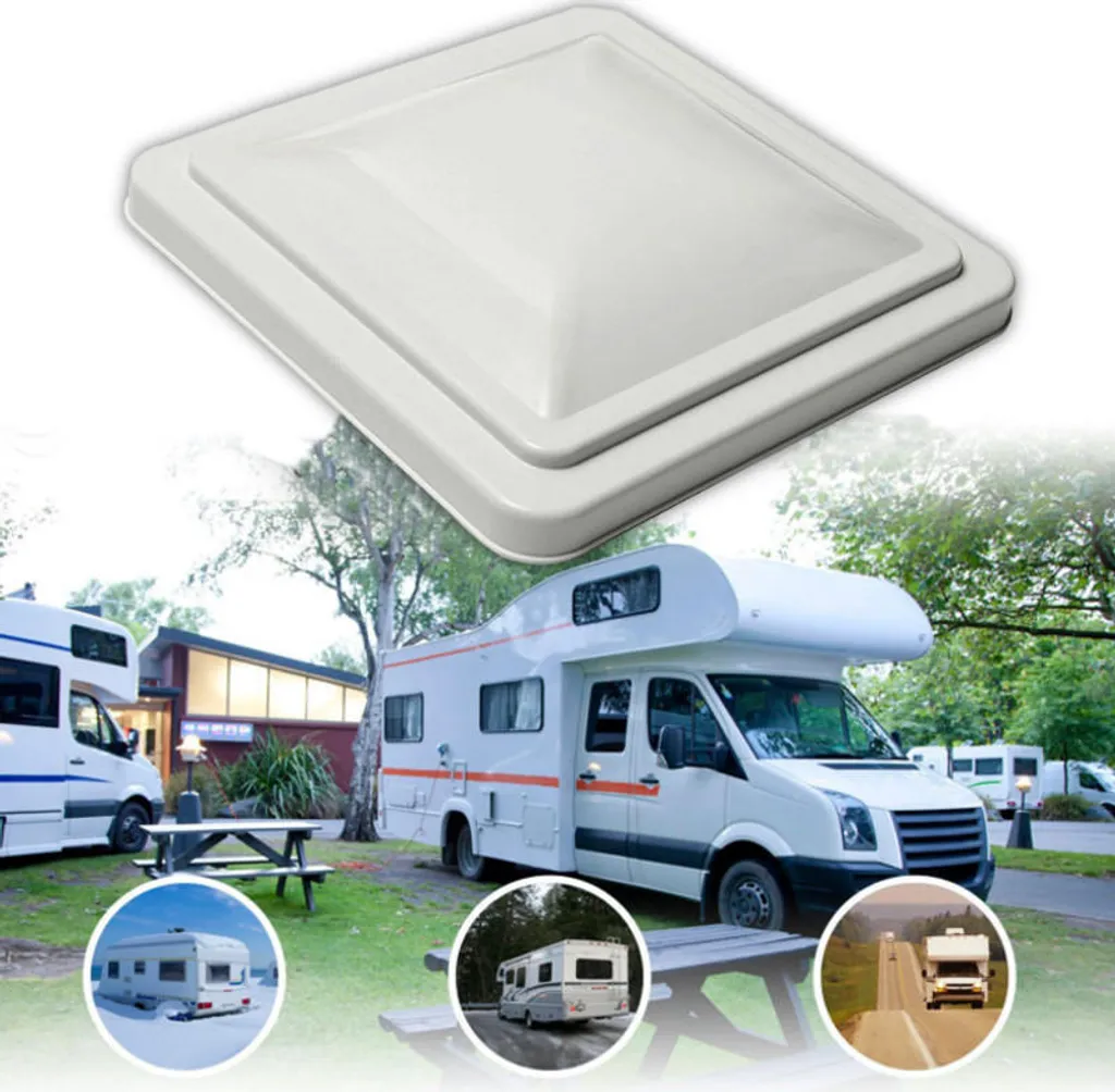 Coperchio Sfiato Tetto Camper 14x14 Bianco - Ricambio Universale RV