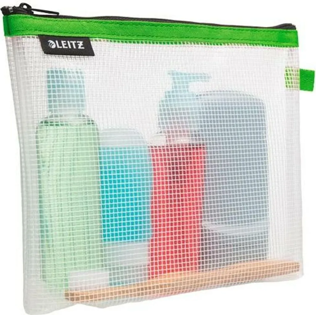 Beauty Case Trasparente LEITZ WOW 4014-00-54 Verde | Qualità Professionale