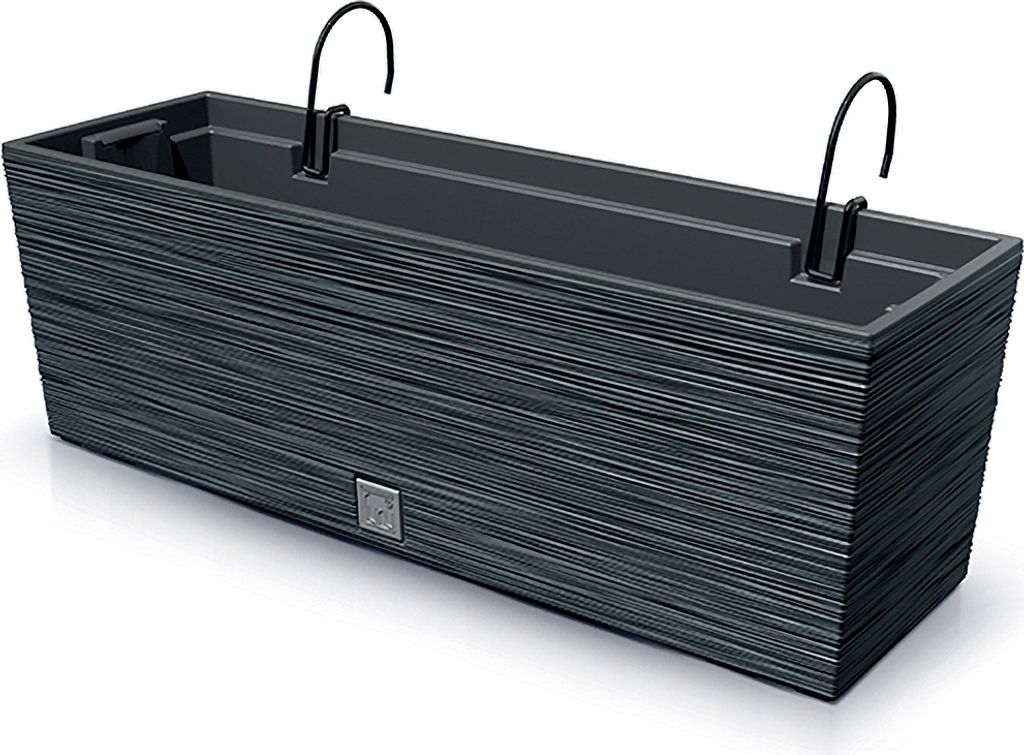 nabbi Plastový balkónový kvetináč DFC600W 58 cm - antracit Obrázok produktu 