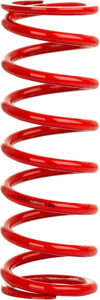 Ressort amortisseur YSS rouge 46-200-145 contre le talonnage de moto